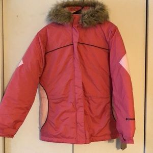Columbia Jacket pink size 18-20 youth